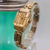 [USED] SEIKO Hand-Wound Gold Square Women's Watch 1222
