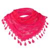 Women Lace Tassel Rose Floral Hollow Scarf Shawl Lady Wraps Scarves