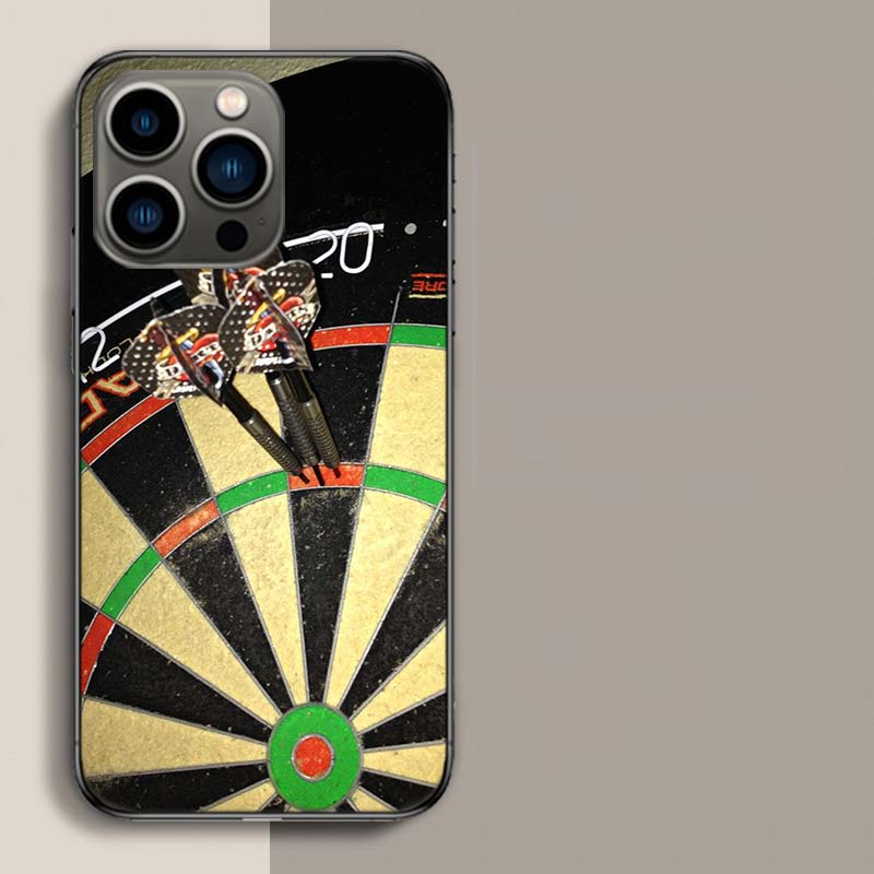 Darts Aesthetics Wire Target Phone Case For Iphone 17 Air 15 Pro 14 Plus 16 Pro Max 17E 16E 12 13 Mini 11 Cover Cute Fundas