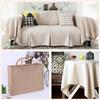150x50/500cm Japanese Korean Solid Color Cotton Linen Fabric For Decoration Cloth Cushion Cover DIY Handmade Tablecloth TJ20577