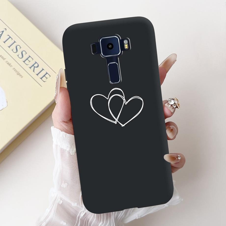 Для ASUS Zenfone 3 ZE520KL Z017D 4 Max ZC520KL X008D 3 Max ZC520TL Чехол Мягкий Силиконовый Задняя Крышка Сумка с Рисунком Сердце Бабочка Цветок