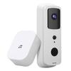 Умный беспроводной WIFI видеодомофон 1080P APP дистанционное управление Интерком ночное видение Белый 90?260VUS