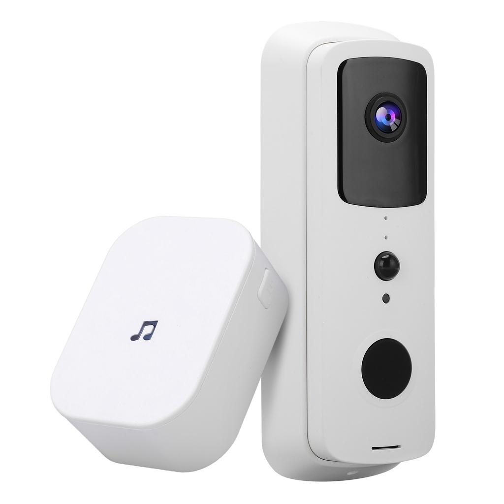 Умный беспроводной WIFI видеодомофон 1080P APP дистанционное управление Интерком ночное видение Белый 90?260VUS