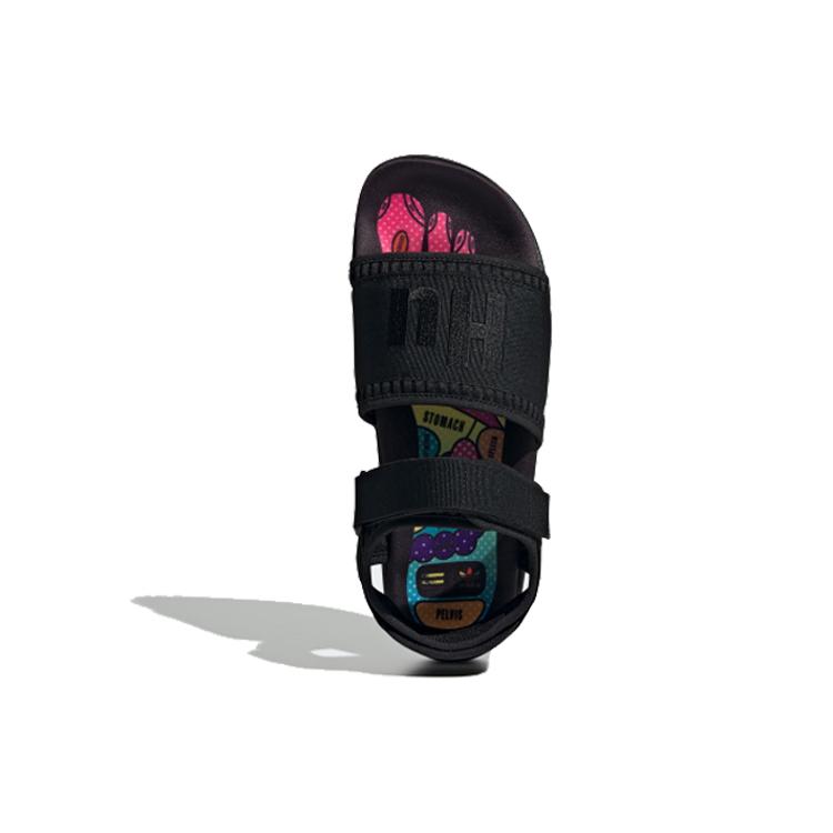 Шлепанцы Adilette Pharrell x Adilette Adidas Originals 2.0 'Core Black' EG7824