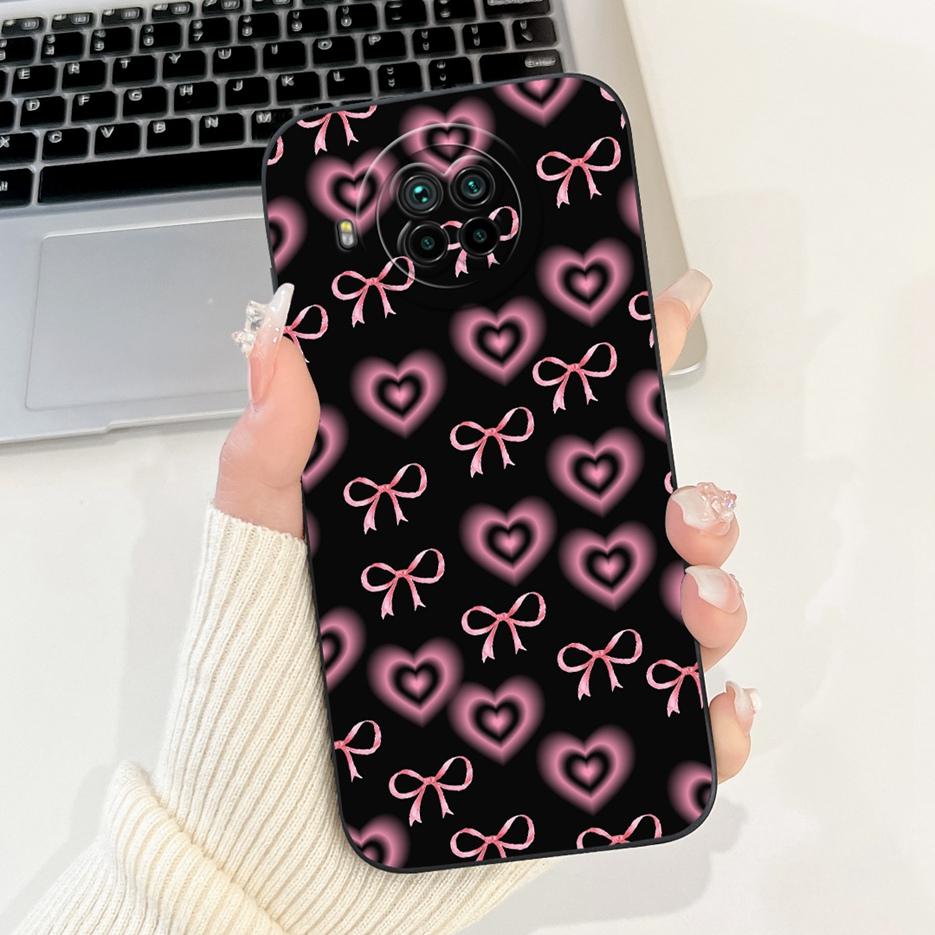 For Xiaomi Mi 10T Lite 5G Case Cute Cat Cartoon Cover Soft TPU Matte Phone Case For Xiaomi Mi 10i Mi10i 10TLite 5G Fundas Bumper