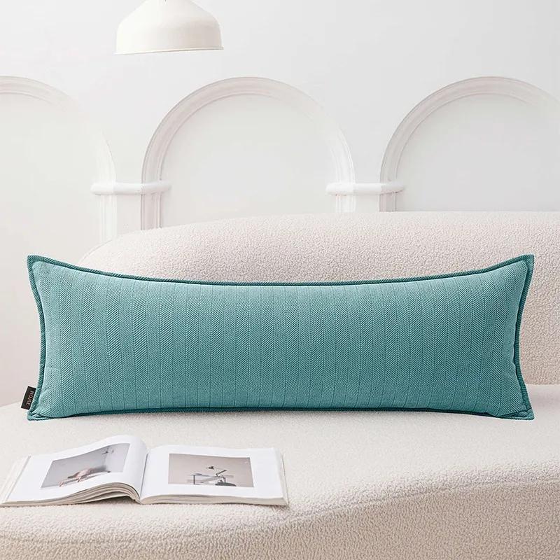 30x120cm Rectangle Throw Pillow Cover Nordic Waist Cushion Cover Home Long Body Couple Lover Pillowcase Home Decoraion