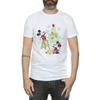 Disney Mens Mickey And Minnie Christmas Tree T-Shirt