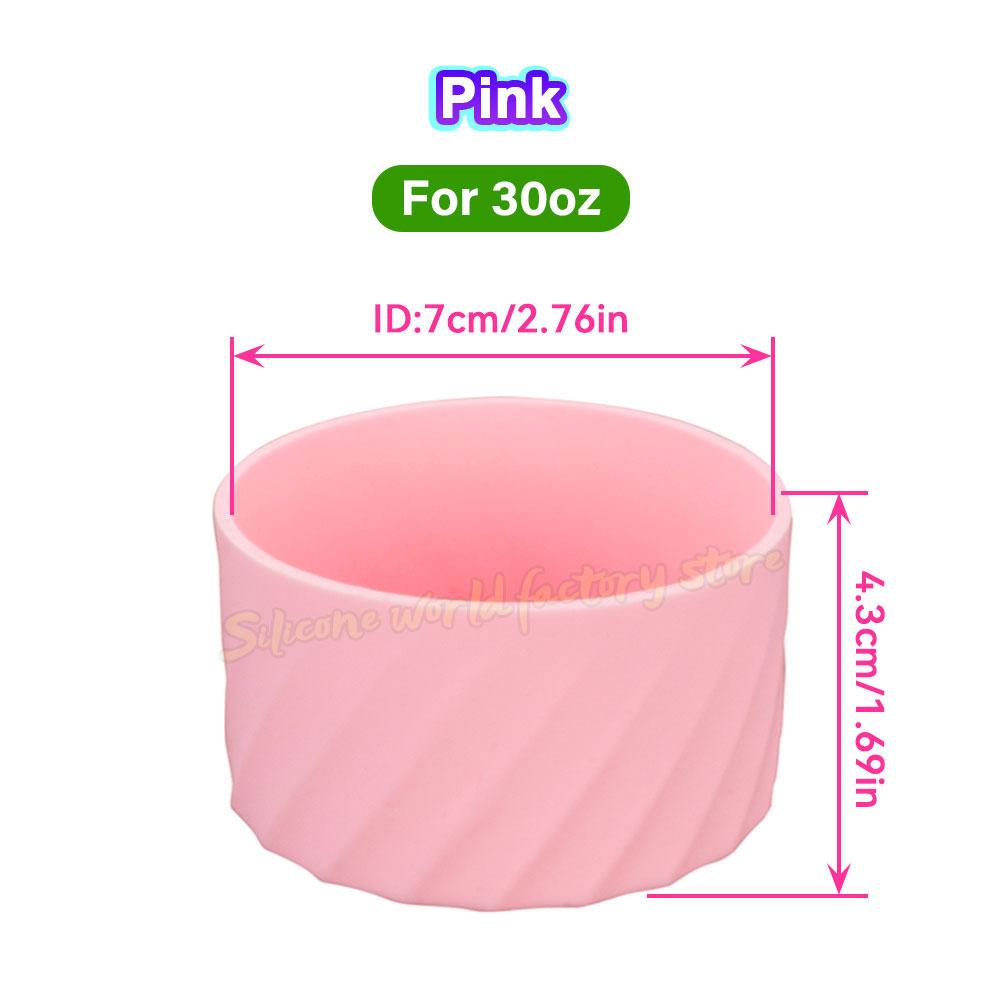 Силиконовый чехол на дно чашки SW 40 унций/30 унций для тамблера Stanley Adventure Quencher, для бутылки для воды IceFlow с откидной соломинкой, рукав 7,5/7 см