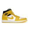 Air 1 Mid Vivid Sulfur Women Sneakers Yellow White Black BQ6472-170
