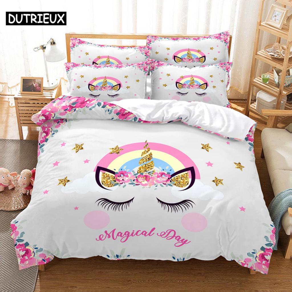 Cartoon Children Bedding Set Duvet Cover Set 3d Bedding Digital Printing Bed Linen Queen Size Bedding Set Fashion Design