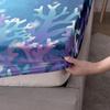 Marine Life Pattern Sheet Three-Piece Digital Printed Sheet Bedding Set Adult Children