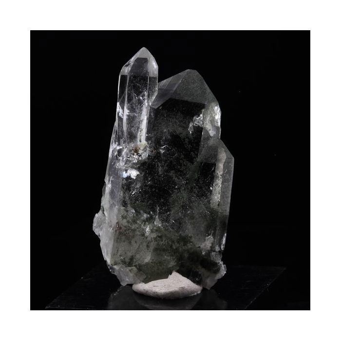 Pierres et Minéraux. Quartz à Ame. 46.0 ct. Glacier de Sarenne, L'Alpe d'Huez, France.