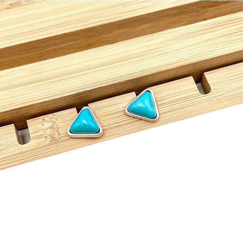 Набор ретро-богемных бирюзовых серег для женщин