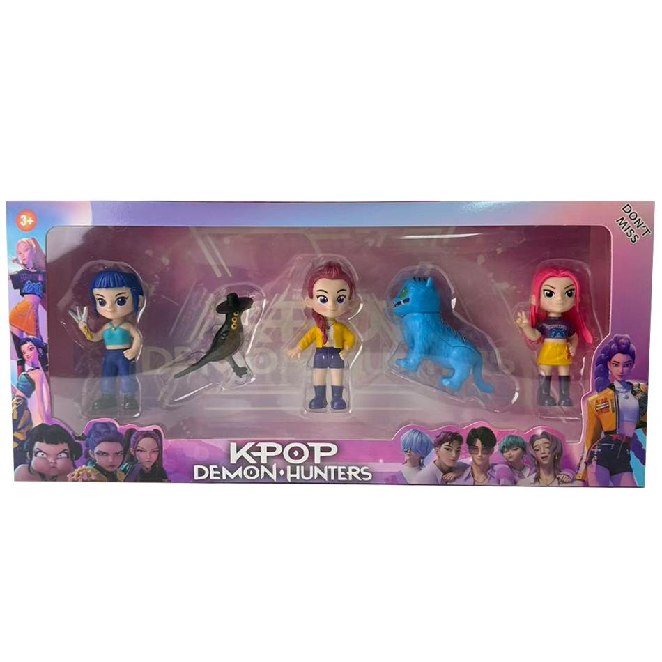 2027 НОВЫЙ K-pop Охотник на демонов Руми Зои Мира аниме поливинилхлорид коллекция персонажей настольные безделушки Детский новогодний подарок