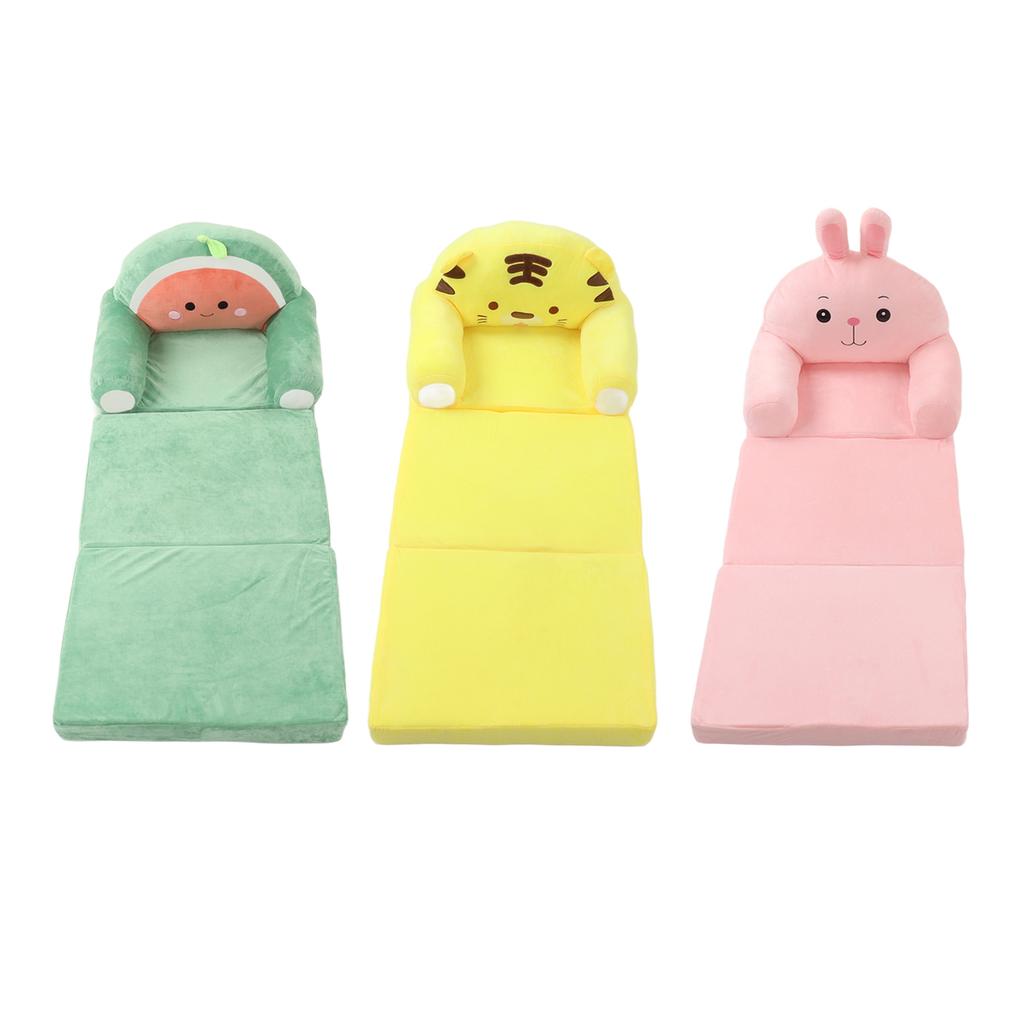 Милый мультяшный складной детский диван со спинкой, кресло 2 в 1, складной детский диван-кровать для гостиной