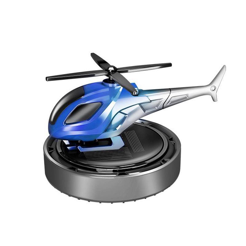 Solar Car Fragrance Helicopter Car Air Freshener Dashboard Ornaments Decor Interior Decoration Solar Rotating Aroma Diffuser