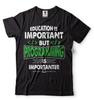 Смешная футболка для программистов Образование важно, но программирование важнее