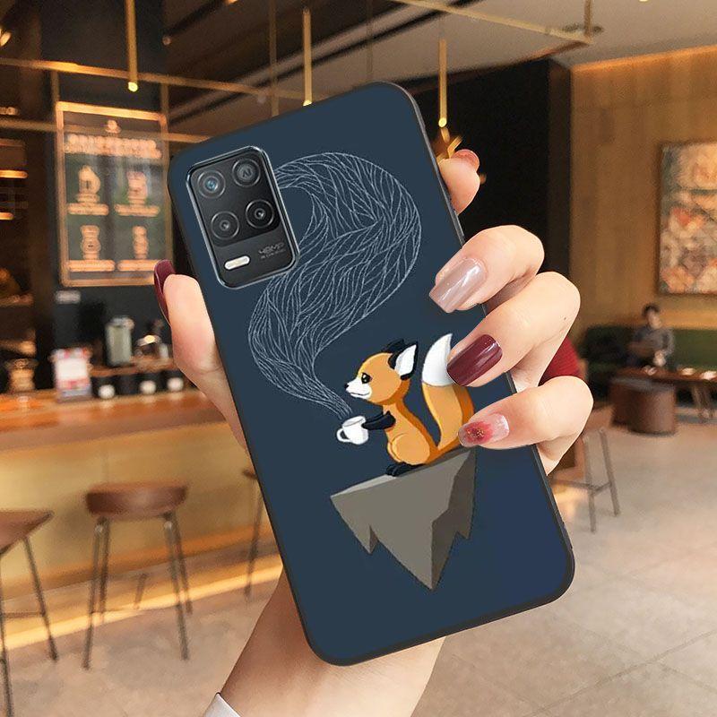 Чехол Funda Fox Soft Shell для телефона для oppo Realme 8Pro 6PRO 6i 7pro 9i 9pro C11 C21Y C21 C25Y C25S C3 Q3S XT, чехлы