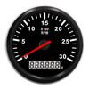 85мм 3,35 дюйма Тахометр 3000 об/мин IP67 Водонепроницаемый Тахометр с ЖК-счетчиком моточасов Красная подсветка для автомобиля грузовика лодки