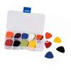 50Pcs Folk Guitar Pick Set Practical Comfortable Hand Feel Frosted Finish Mirror Finish Guitar Pick Kit