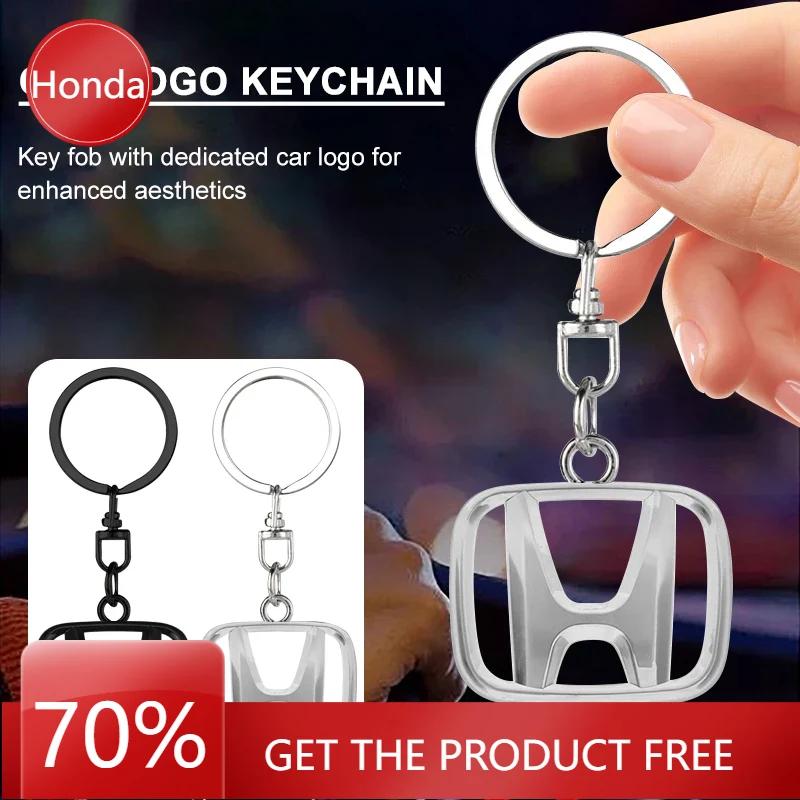 Car Hot 2025 Zinc Alloy Key Ring Keychain Car Logo Accessories For Honda Civic Mugen Accord Odyssey JAZZ CRV Fit Hrv Jazz CBR VT