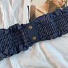 All-Match Wide Belts Wild Skirt Elastic Waistband Fashion Elastic Waist Belt  Ladies