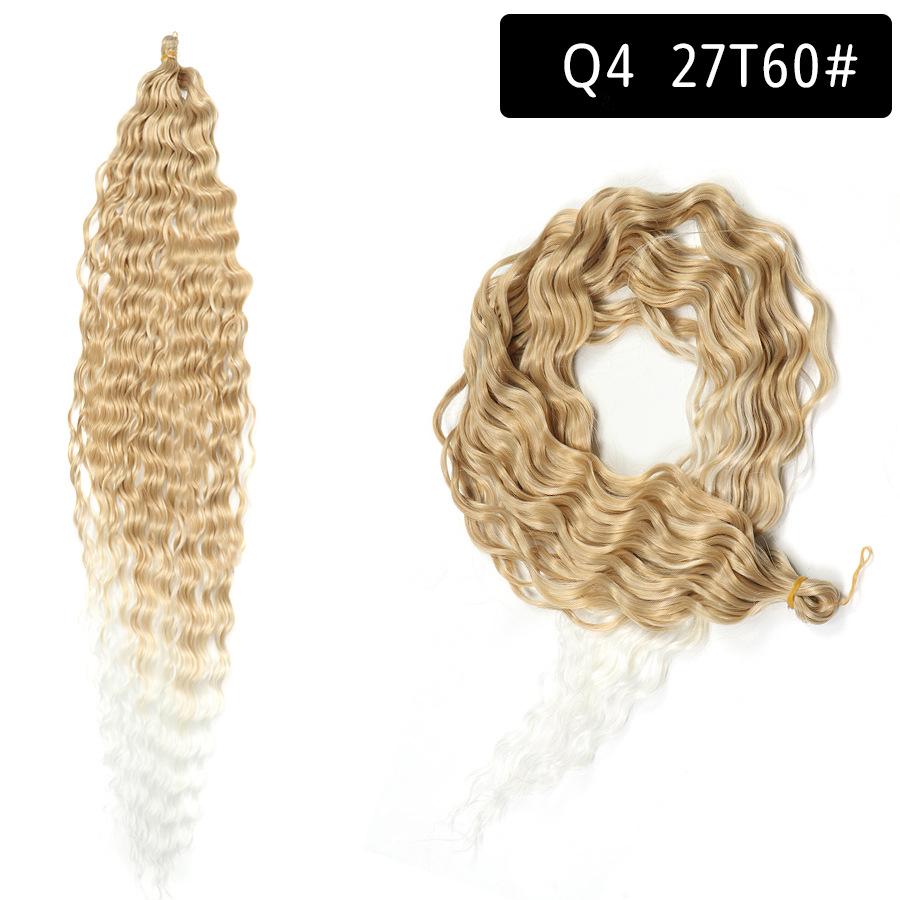 Ocean Deep Wave Kanekalon Crochet Hair 30 inch 120g Long Ombre Synthetic For Women