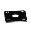 Jackplate for Electric Guitar Jack Plate Sturdy Lightweight Replacement Easy To Install Flat Base
