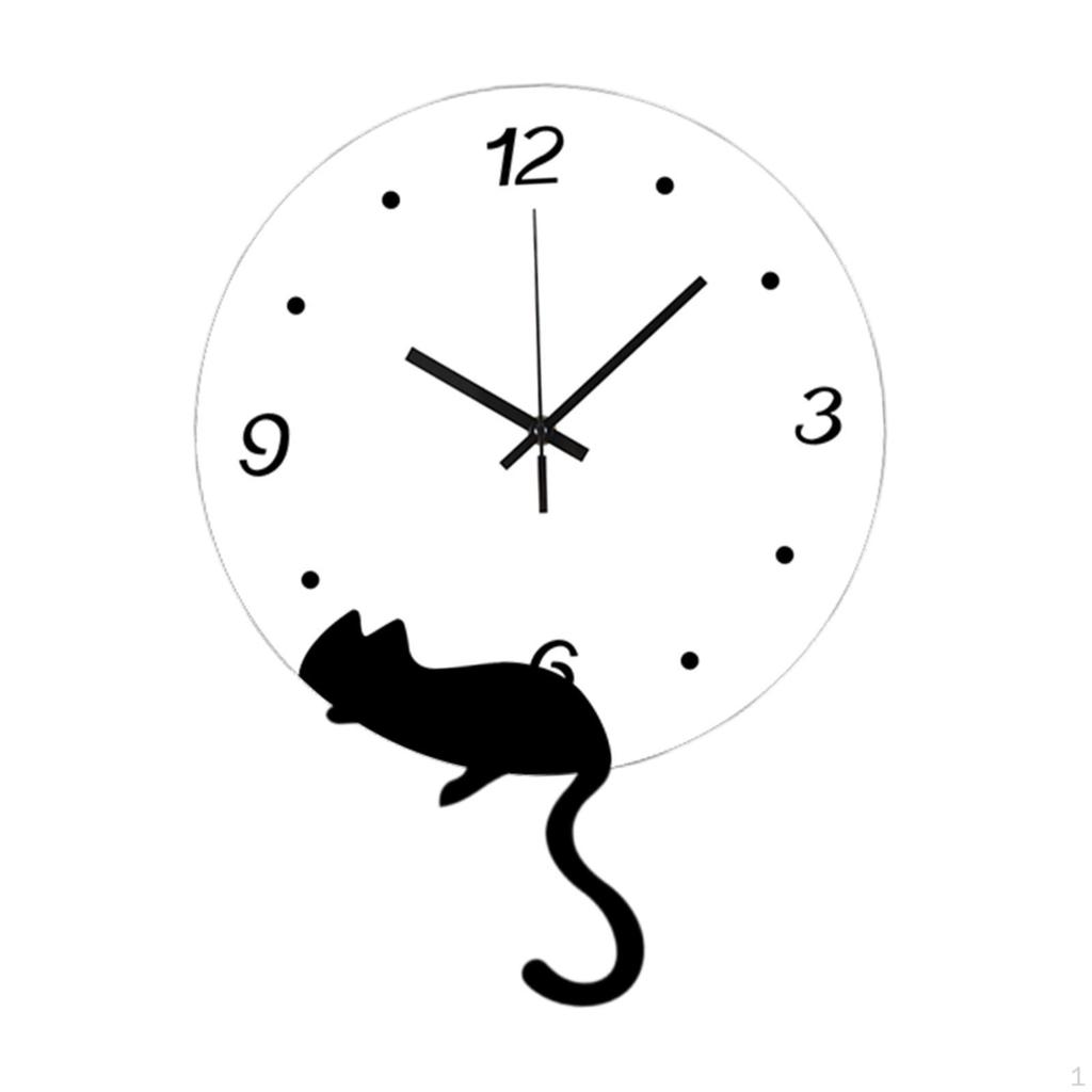 Часы Декор Современная Мода Универсальные Бесшумные Очаровательное Украшение Декоративные для Кухни Студии Детской