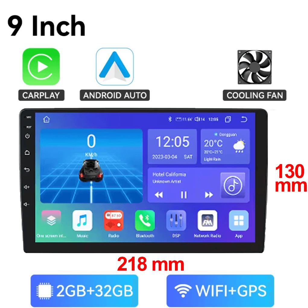 7/9/10'' 2Din Android 13 Wireless Carplay Radio 64G BT Car Radio Multimedia Stereo For Toyota Hyundai Kia Volkswagen Jeep Fiat