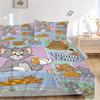 3pcs Tom & Jerry Yummy Time Print Cover Set Ultra Soft, Breathable, and Comfortable Bedding with Stylish Design for Bedroom and Guest Room Decor 1 Cov
