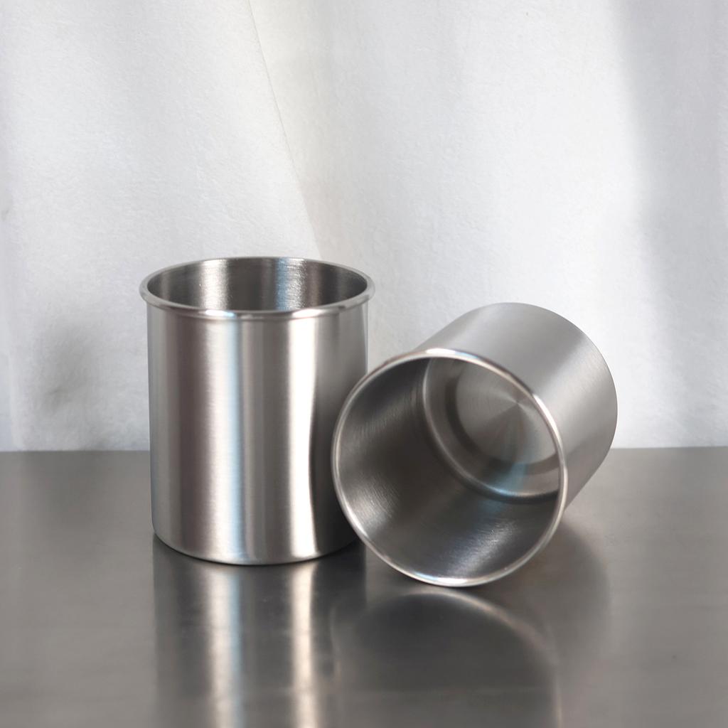 Кружка для холодных напитков из нержавеющей стали 380 мл, перерабатываемая металлическая чайная чашка однослойная большой емкости утолщенная чайная чашка противоударная чашка для воды