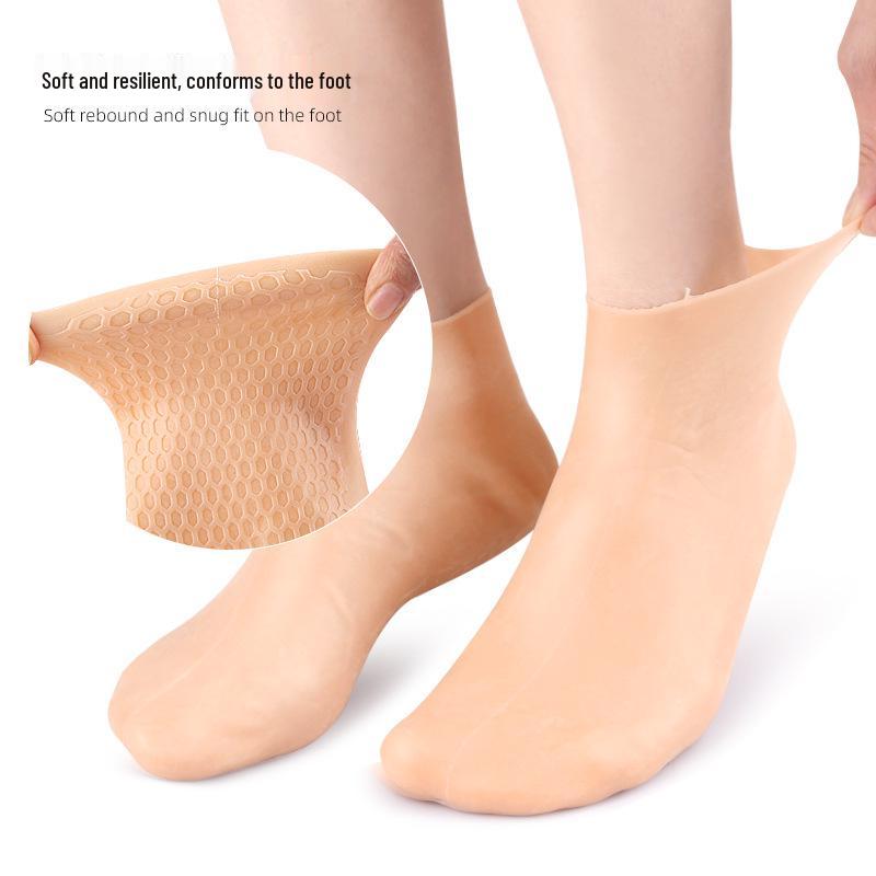 Elastic Honeycomb Gel Socks & Essential Oil Hand Care Gloves - Soft, Shock-Absorbing, Skin-Friendly Beach Socks with Pressure Relief