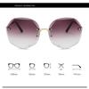 Retro Gradient Sunglasses Punk Driving Glasses Korean UV Protection Shades  for Women Man
