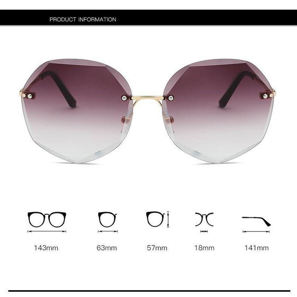 Retro Gradient Sunglasses Punk Driving Glasses Korean UV Protection Shades  for Women Man