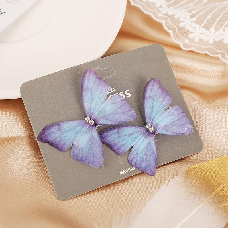 2 шт./компл. красочная заколка-бабочка для женщин и девочек, милое украшение для волос, зажим для маленьких девочек, милые заколки для волос, повязки на голову, подарок на вечеринку