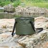 Portable Camping Foldable Sink Collapsible Car Wash Bucket Easy To Store Car Folding Bucket  Beach