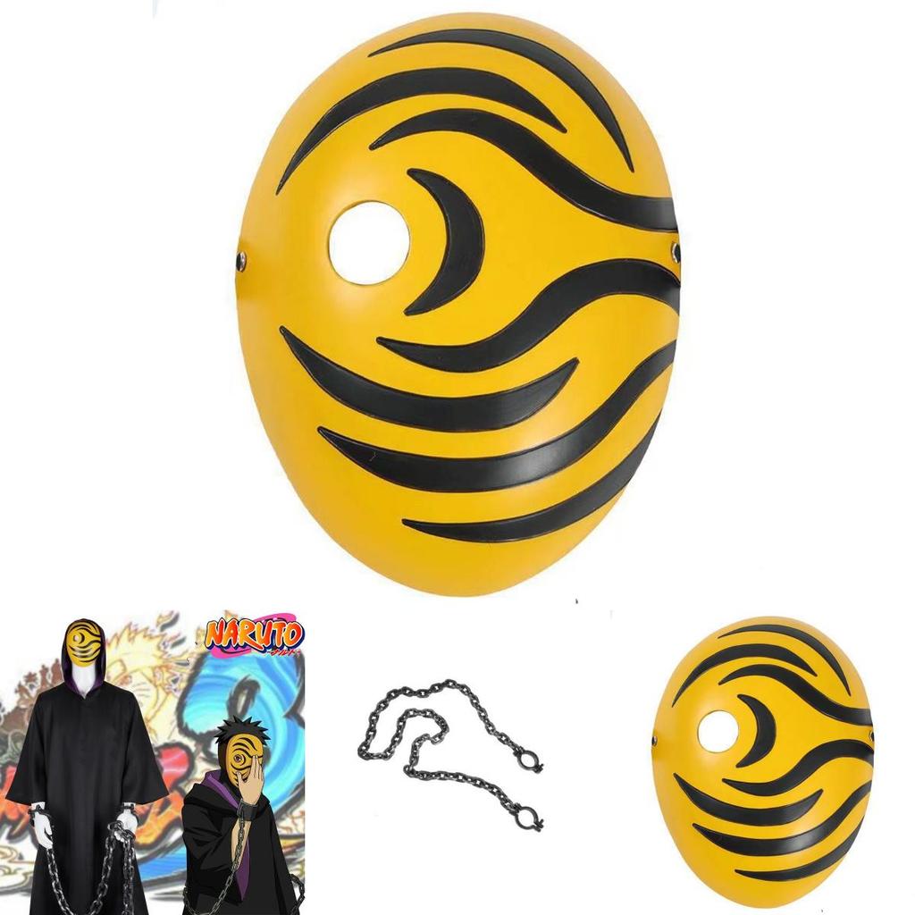 Высококачественный плащ-халат Акацуки Тоби Учиха Обито из Наруто