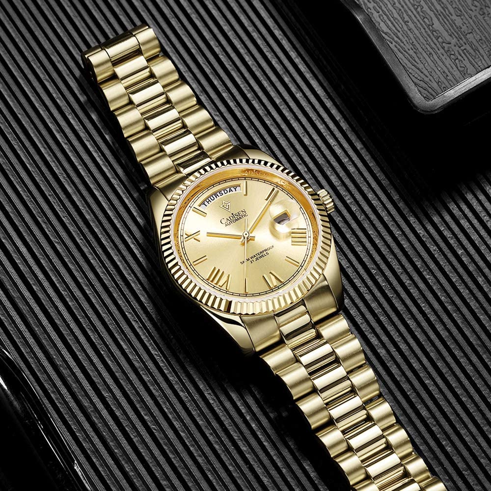 Сделано в MIYOTA8215, немецкие ретро-часы, водонепроницаемые до 10 часов, механический корпус, треугольный узор, нержавеющая сталь, сапфировое стекло, подарок на совершеннолетие C8185