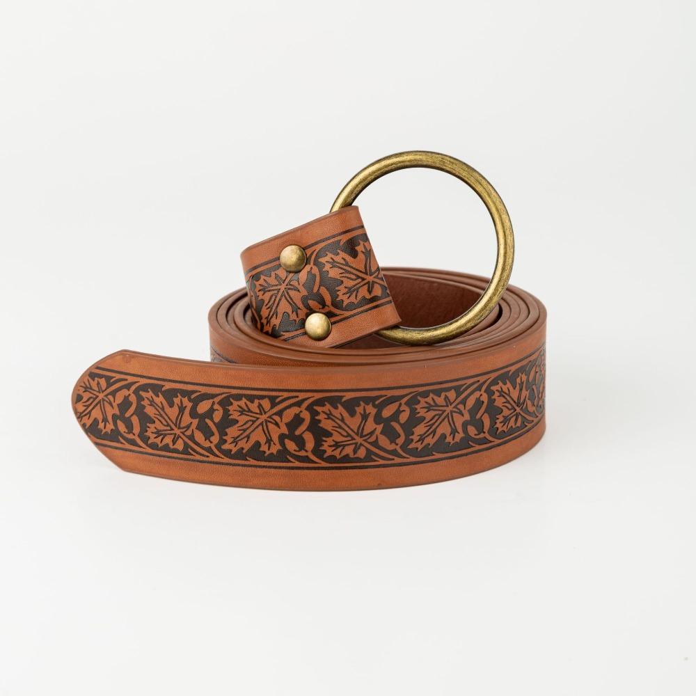 Ремень с тиснением в кельтском стиле из искусственной кожи, средневековый пояс, ретро-ремень эпохи викингов эпохи Возрождения, фото Pros