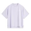 Ice Feel Comfortable Moisture Wicking Loose Sports Short Sleeve T-Shirt Women Tops Sea-Salt-Purple AHSU518-3