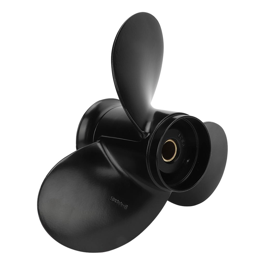 Outbord Propeller 9 1 4x8in 3 Blades 10 Splines R Rotation Aluminum Alloy Replacement for Suzuki 8‑20HP