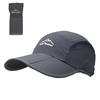 Hatty Breathable Waterproof Foldable Anti-uv Unisex 5-Panel Baseball Cap Fashionable Curved Sport Sun Hat Reflective Running Hat