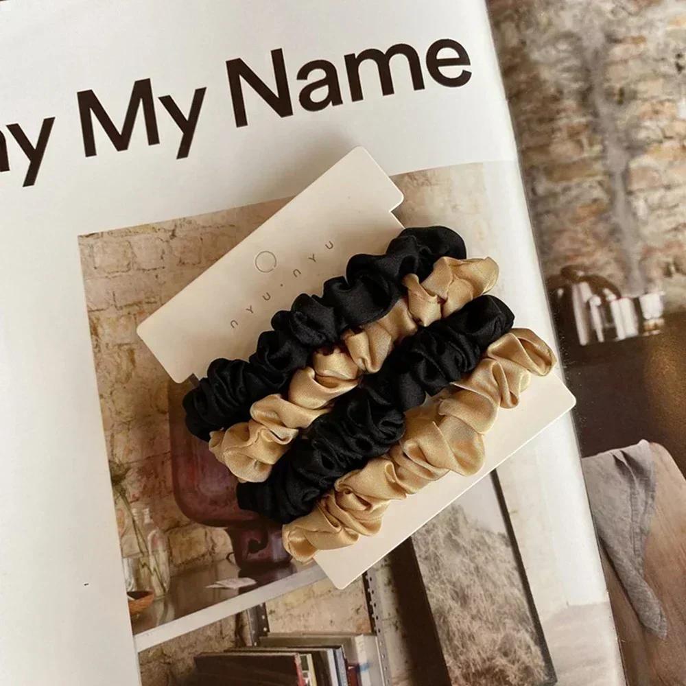 Kitsch Satin Scrunchies for Women-No Crease HairTies for Girl Scrunchies For All Hair Types and Texture Perfect for Day or Night