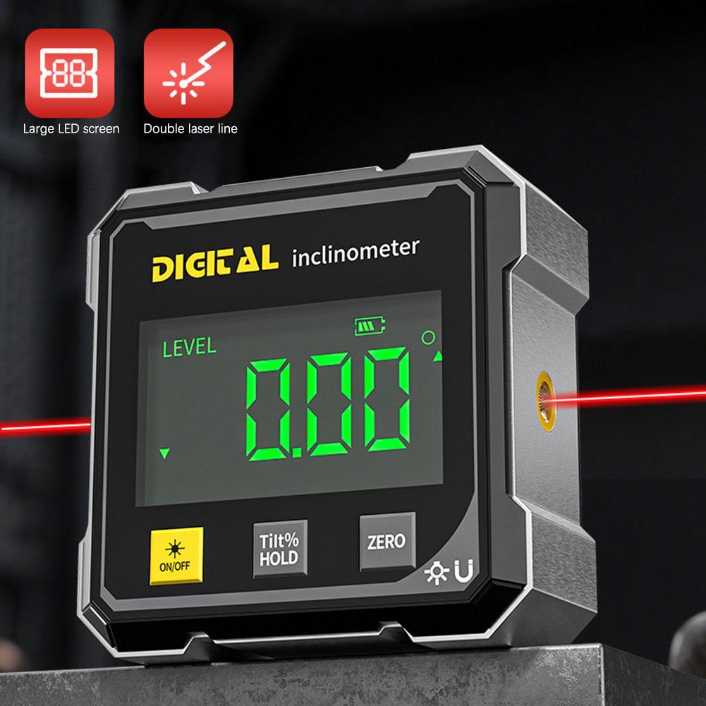 Цифровой угломер с электронными лазерами, измеритель уклона, измерение угла для дорог, мостов, инспекция уклона