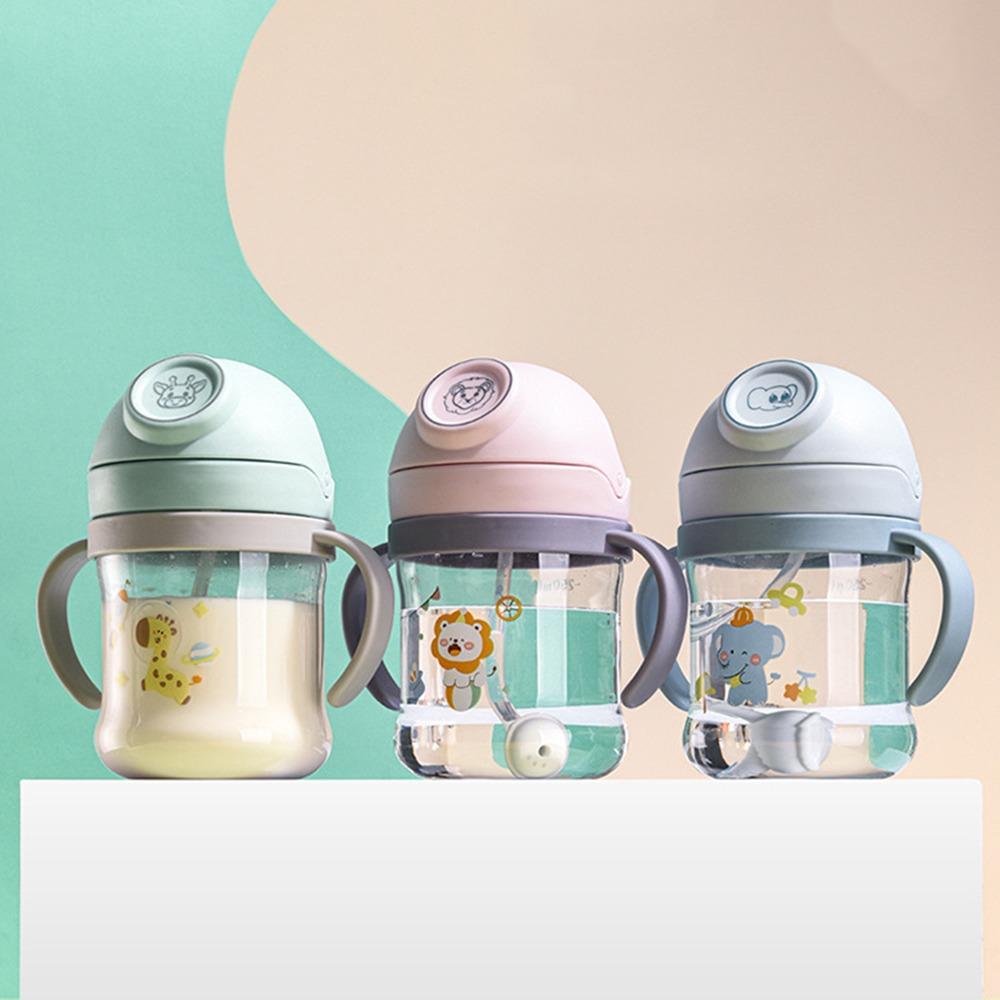 Cartoon Animals Baby Sippy Cup Cute Baby Learning Drinking Cup Baby Training Cup Feeding Cup
