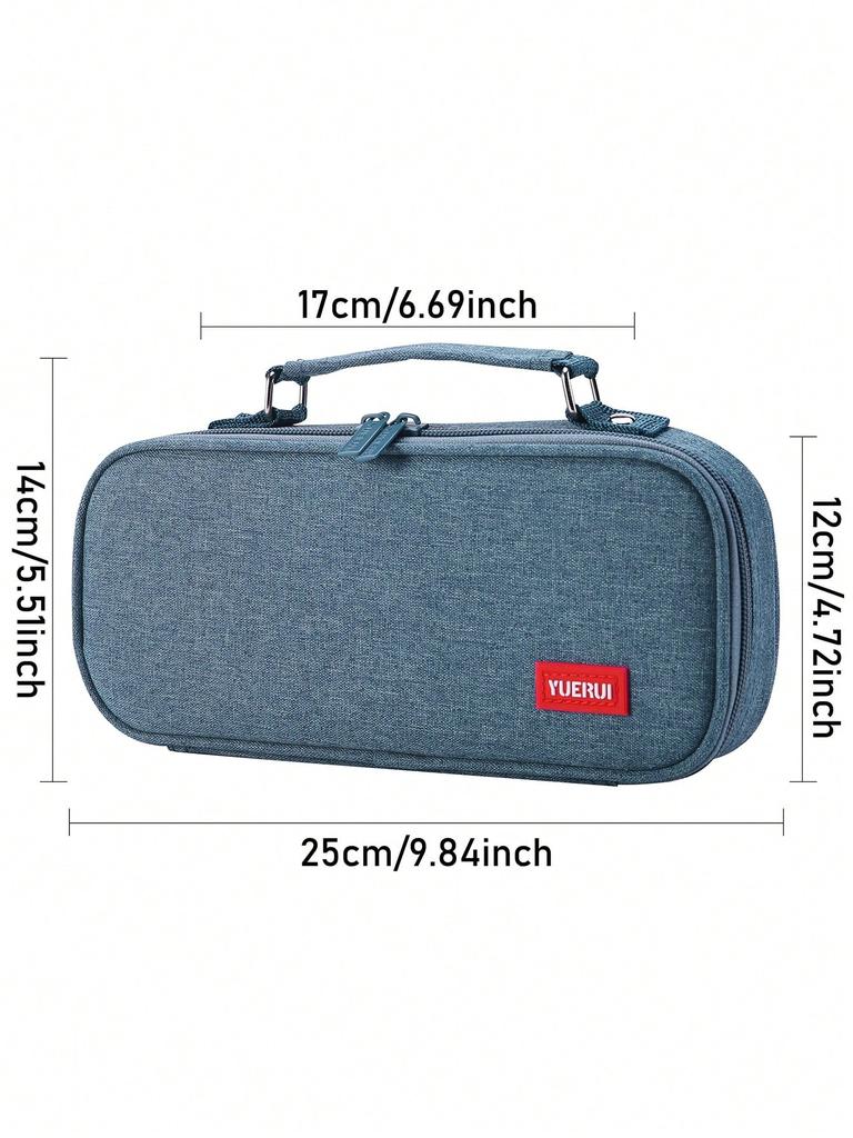 Многослойный холщовый пенал большой вместимости для студентов, простой и многофункциональный пенал, ручной органайзер для канцелярских принадлежностей