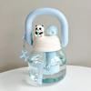 New Portable Straw Water Bottle, high-temperature resistant wide-mouth plastic space cup, suitable for multiple daily scenarios and holiday gifts.