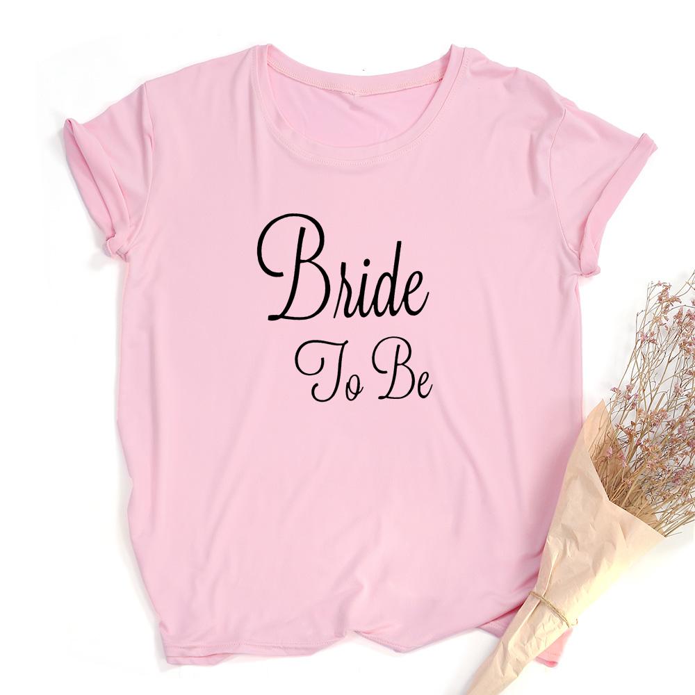 Bride Bachelorette Party Brides Team Maid Of Summer Women T Shirt Casual Wedding Female Tops