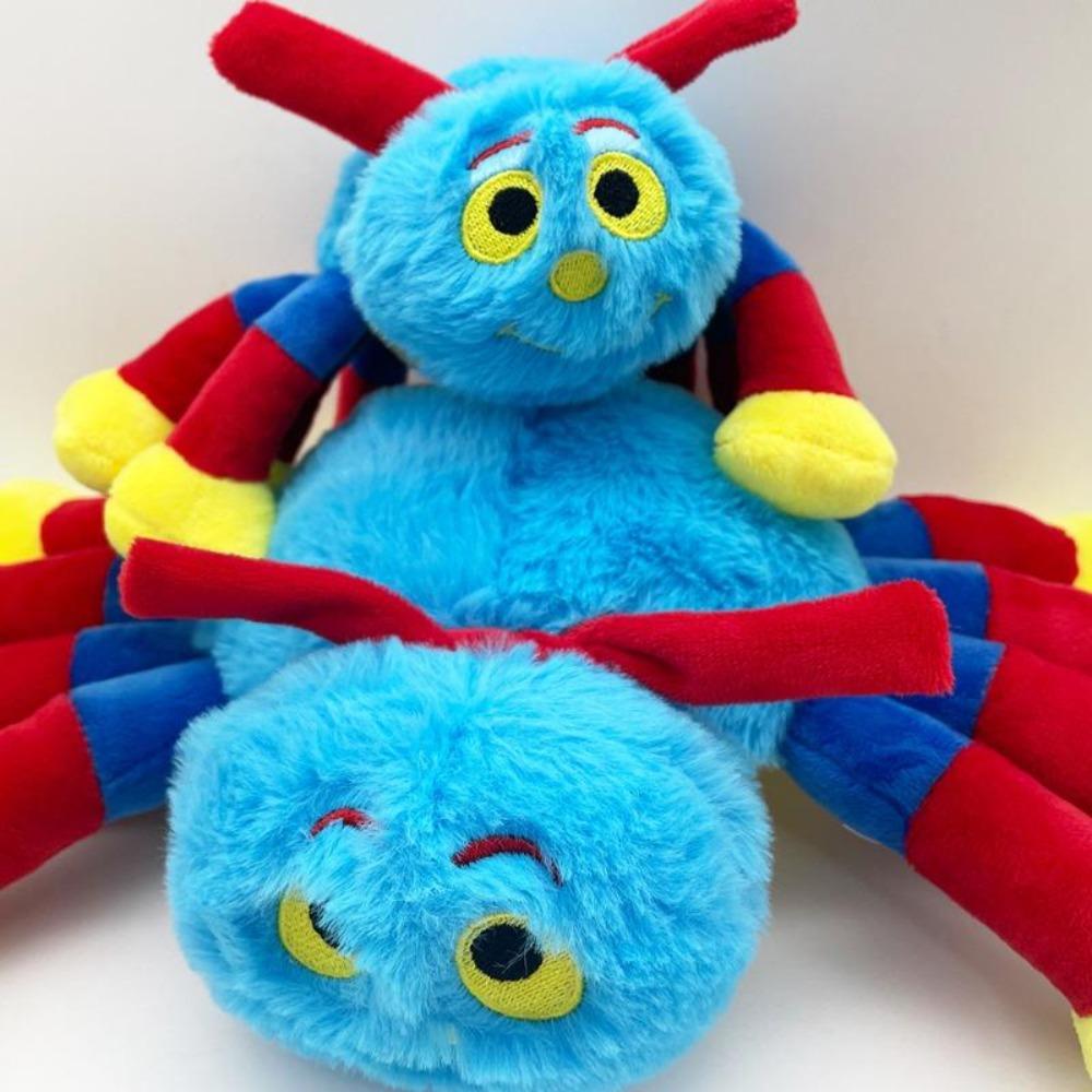 Плюшевая игрушка-паук Woolly и фигурка-паук Tig в одном стиле, мягкая набивная кукла, синий мультяшный паук, эксклюзивный подарок на Рождество и день рождения для детей и поклонников